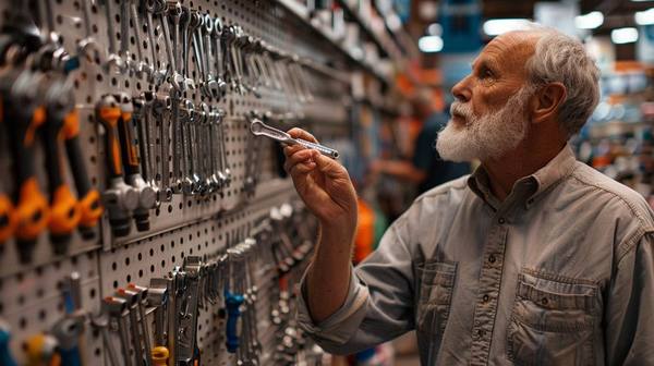 Senior man using hand tools on a workshop project — manual work requiring fine motor skill and problem solving is among the most cognitively protective activities